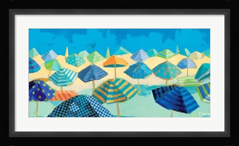 Framed Beach Blues Print