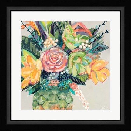 Framed Pina Pastel Print