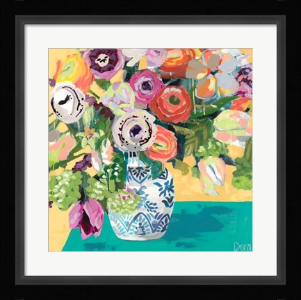 Framed Bohemian Bouquet Print