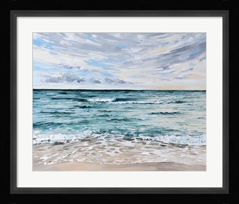 Framed Whispy Clouds Print