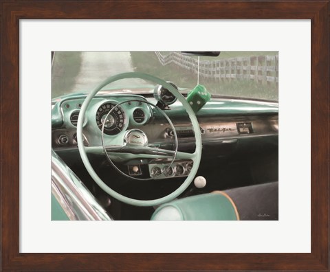 Framed 1957 Chevy Bel-Air Print
