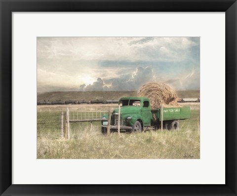 Framed Hay for Sale Print