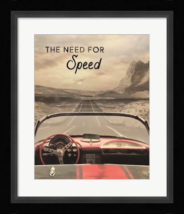 Framed Need for Speed Print