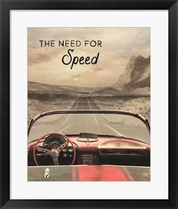 Framed Need for Speed Print