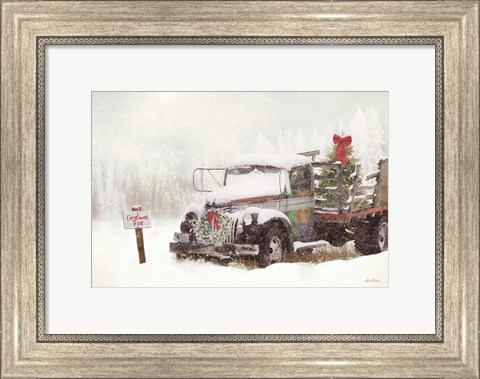 Framed Wyoming Tree Farm Print