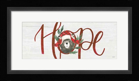 Framed Critter Greetings III Print