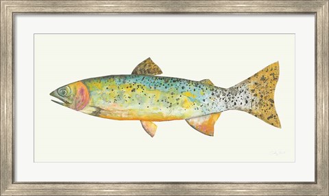 Framed Angling in the Stream IV Print
