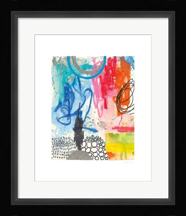 Framed Color Storm I Print