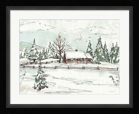 Framed WInter Wonderland X Print