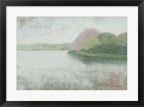 Framed Nonquit Pond in May v2 Print