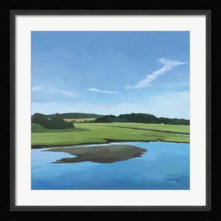 Framed Seapowet Marsh Print