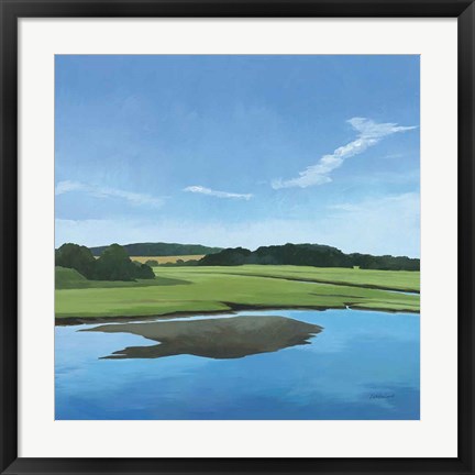 Framed Seapowet Marsh Print