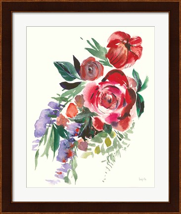 Framed Autumn Roses Print