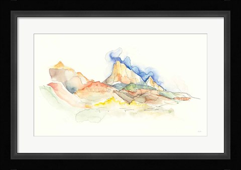 Framed Western Sketchbook Print