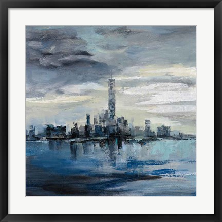 Framed Manhattan Winter Print
