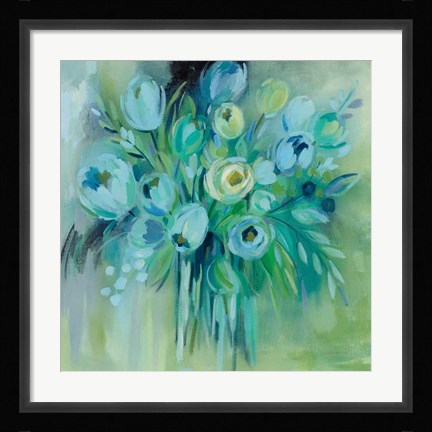 Framed Aurora Borealis Florals Print
