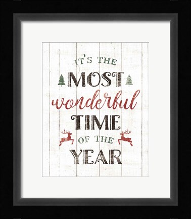 Framed Wonderful Time Print