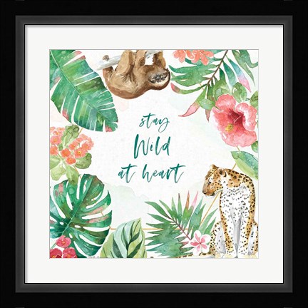 Framed From the Jungle III Print