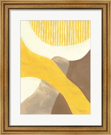 Framed Retro Abstract VI Print
