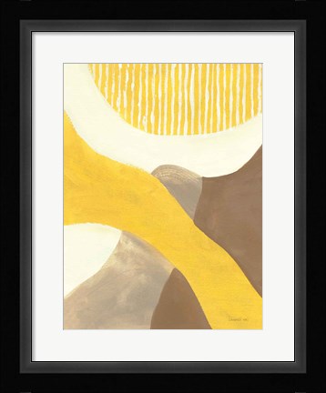 Framed Retro Abstract VI Print