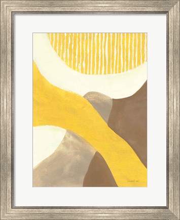 Framed Retro Abstract VI Print