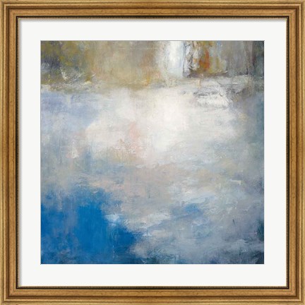 Framed River Abstract Print