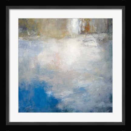 Framed River Abstract Print