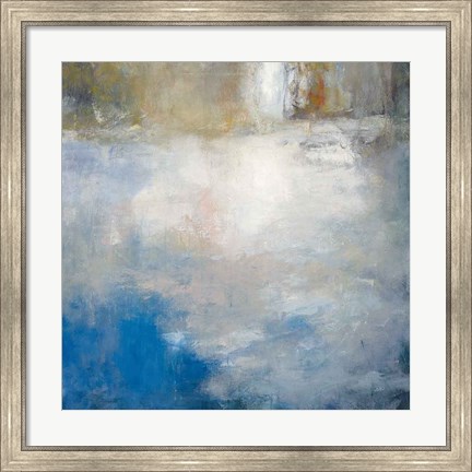 Framed River Abstract Print