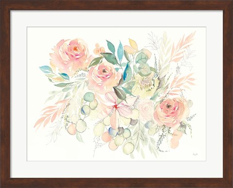 Framed Watercolor Blossom I Print
