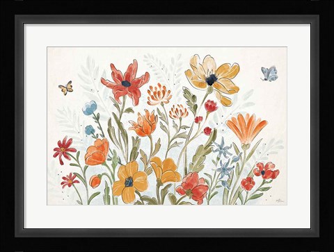 Framed Spiced Petals I Print