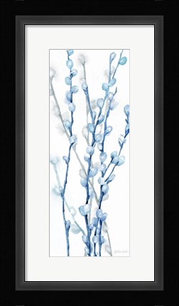 Framed Indigo Botanical panel II Print