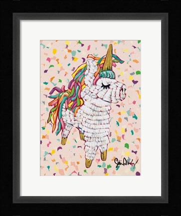Framed Queen Pinata Print