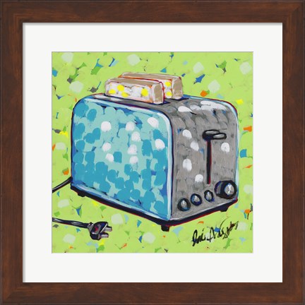 Framed Kitchen Sketch Toaster Print