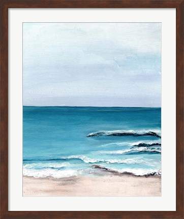 Framed Oceanside View I Print