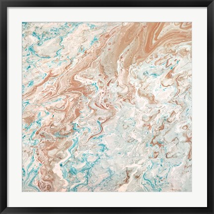 Framed Wild Lagoons Abstract Print