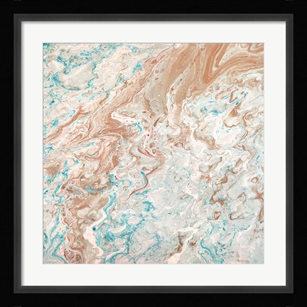 Framed Wild Lagoons Abstract Print