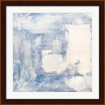 Framed Frosty Abstract Print