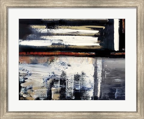 Framed Modern Abstract IV landscape Print