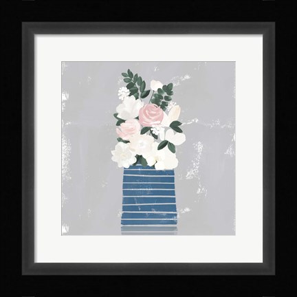 Framed Contemporary Flower Jar II Print