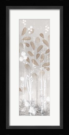 Framed Golden Forest Panel I Print