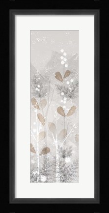 Framed Golden Forest Panel III Print
