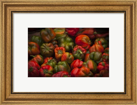 Framed Red Peppers Print