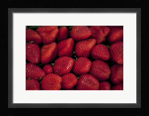 Framed Strawberries Print