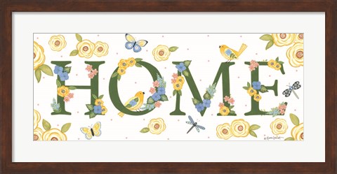 Framed Bloom &amp; Grow Home Print