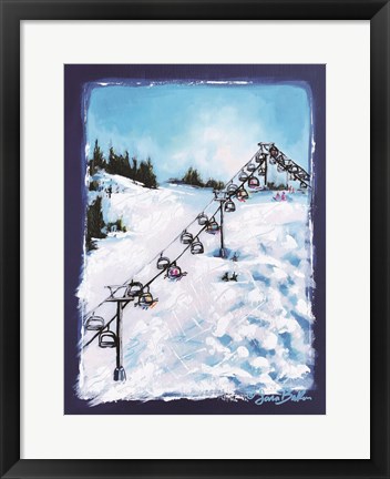 Framed Chairway to Heaven Print