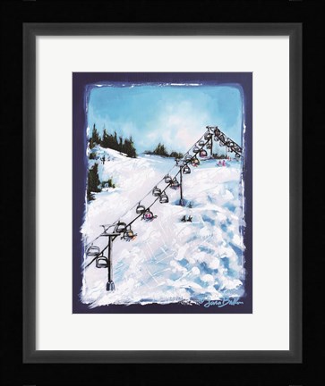Framed Chairway to Heaven Print