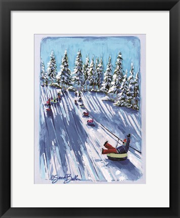 Framed Follow Me  keep in-house size Print