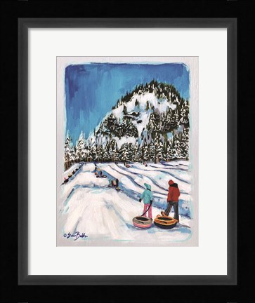 Framed Let's Go Together  keep in-house size Print