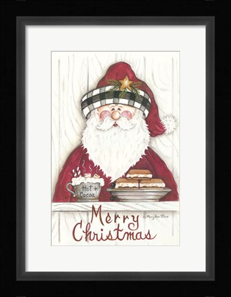 Framed Jolly St. Nick Print