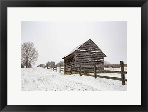 Framed Coming to the Barn Print